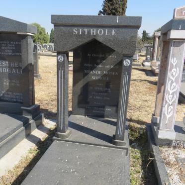 SITHOLE Mpanda Moses 1949-1996