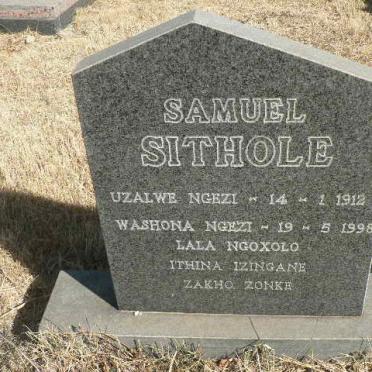 SITHOLE Samuel 1912-1998