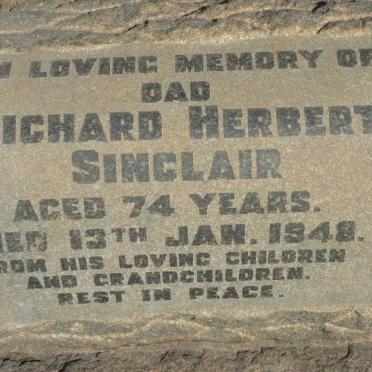 SINCLAIR Richard Herbert -1948