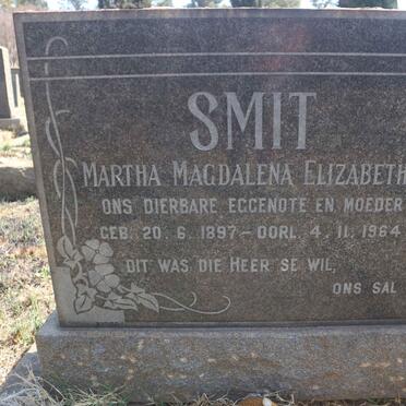 SMIT Martha Magdalena Elizabeth 1897-1964