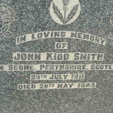 SMITH John Kidd 1911-1948