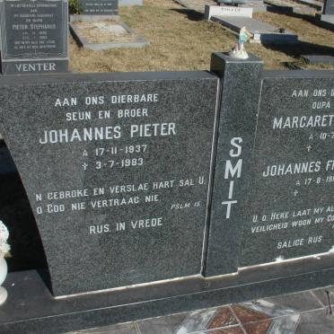 SMIT Johannes Pieter 1937-1983 &amp; Margaretha Louisa 1915- :: SMIT Johannes Francios -1912