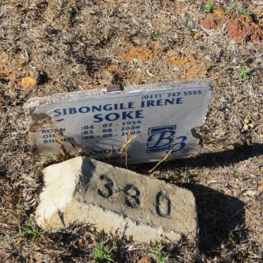 SOKO Sibongile Irene 1959-2009