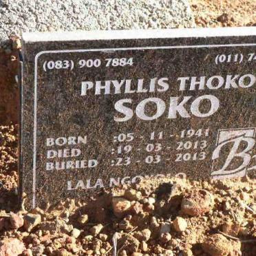 SOKO Phyllis Thoko 1941-2013