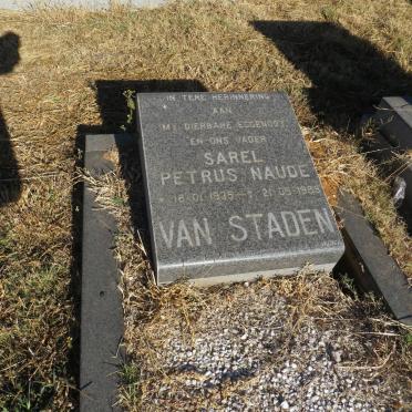 STADEN Sarel Petrus Naude, van 1935-1989