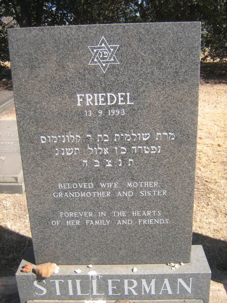 STILLERMAN Friedel -1993