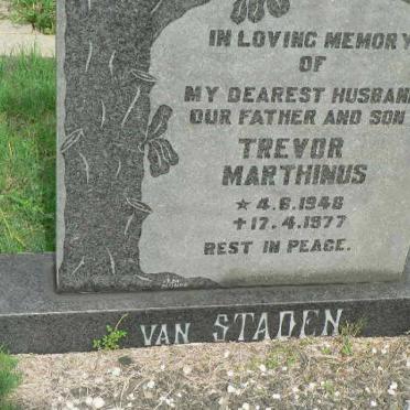 STADEN Trevor Marthinus, van 1948-1977