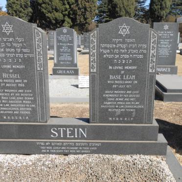 STEIN Hessel -1966 &amp; Base Leah -1971