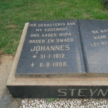 STEYN Johannes 1912-1968