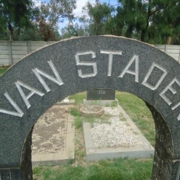 STADEN Jacobus Fredrick, van 1895-1965 &amp; Johanna Adriana 1901-1985