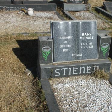 STIENEN Hans Meinolf 1931-2008 &amp; Johanna Aletta 1935-1990