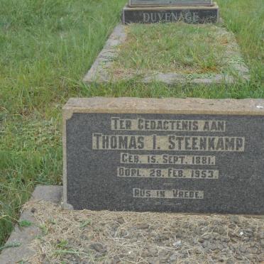 STEENKAMP Thomas I. 1881-1953