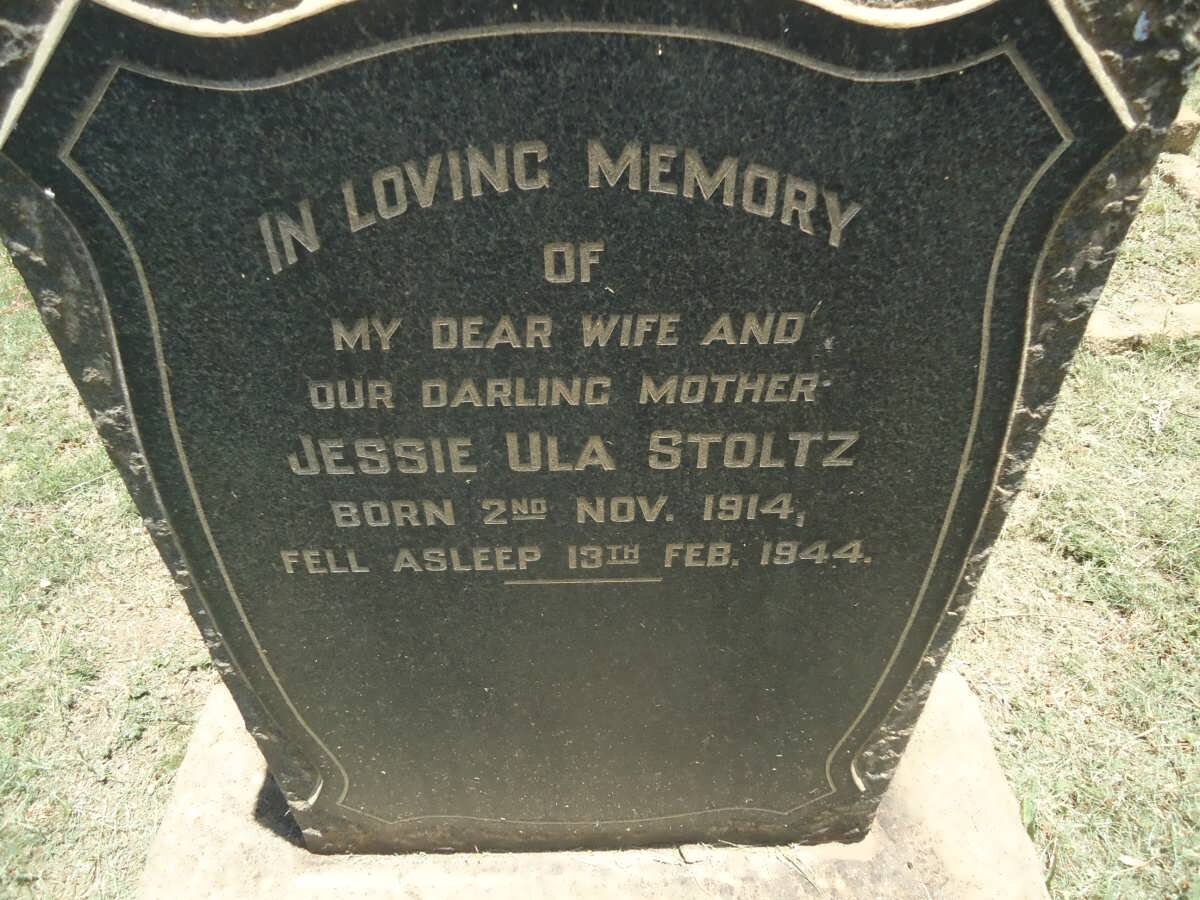 STOLTZ Jessie Ula 1914-1944