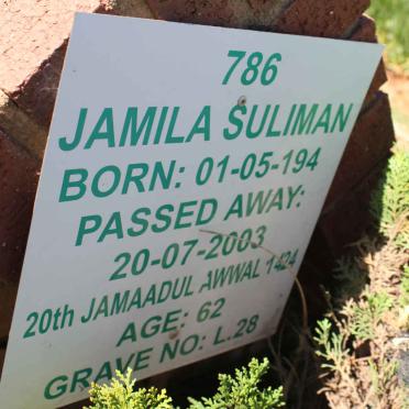 SULIMAN Jamila 1941-2003