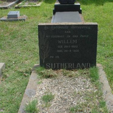 SUTHERLAND Willem 1923-1970