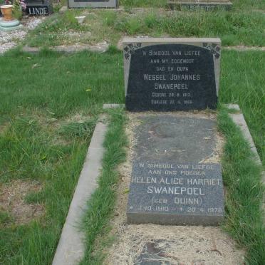 SWANEPOEL Wessel Johannes 1913-1965 &amp; Helen Alice Harriet  QUINN 1910-1978
