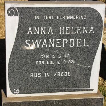 SWANEPOEL Anna Helena 1943-1982