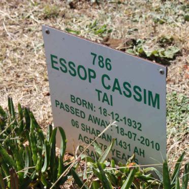 TAI Essop Cassim 1932-2010