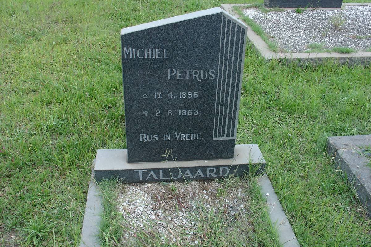 TALJAARD Michiel Petrus 1896-1963