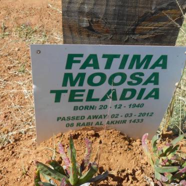 TELADIA Fatima Moosa 1940-2012