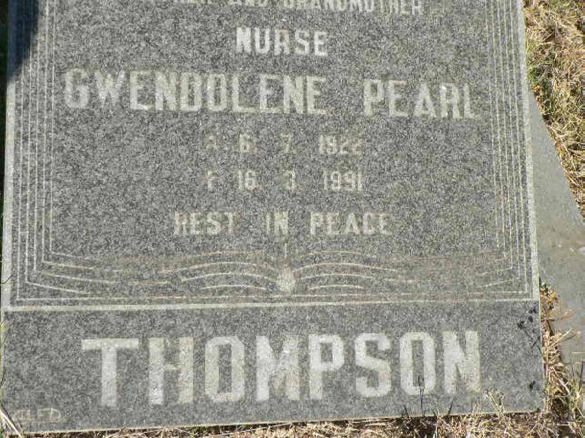 THOMPSON Gwendolene Pearl 1922-1991