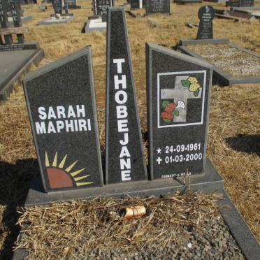 THOBEJANE Sarah Maphiri 1961-2000