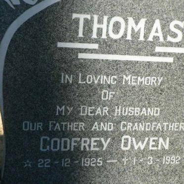 THOMAS Godfrey Owen 1925-1992
