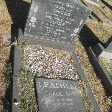 THOMPSON Frances Jane 1914-1999