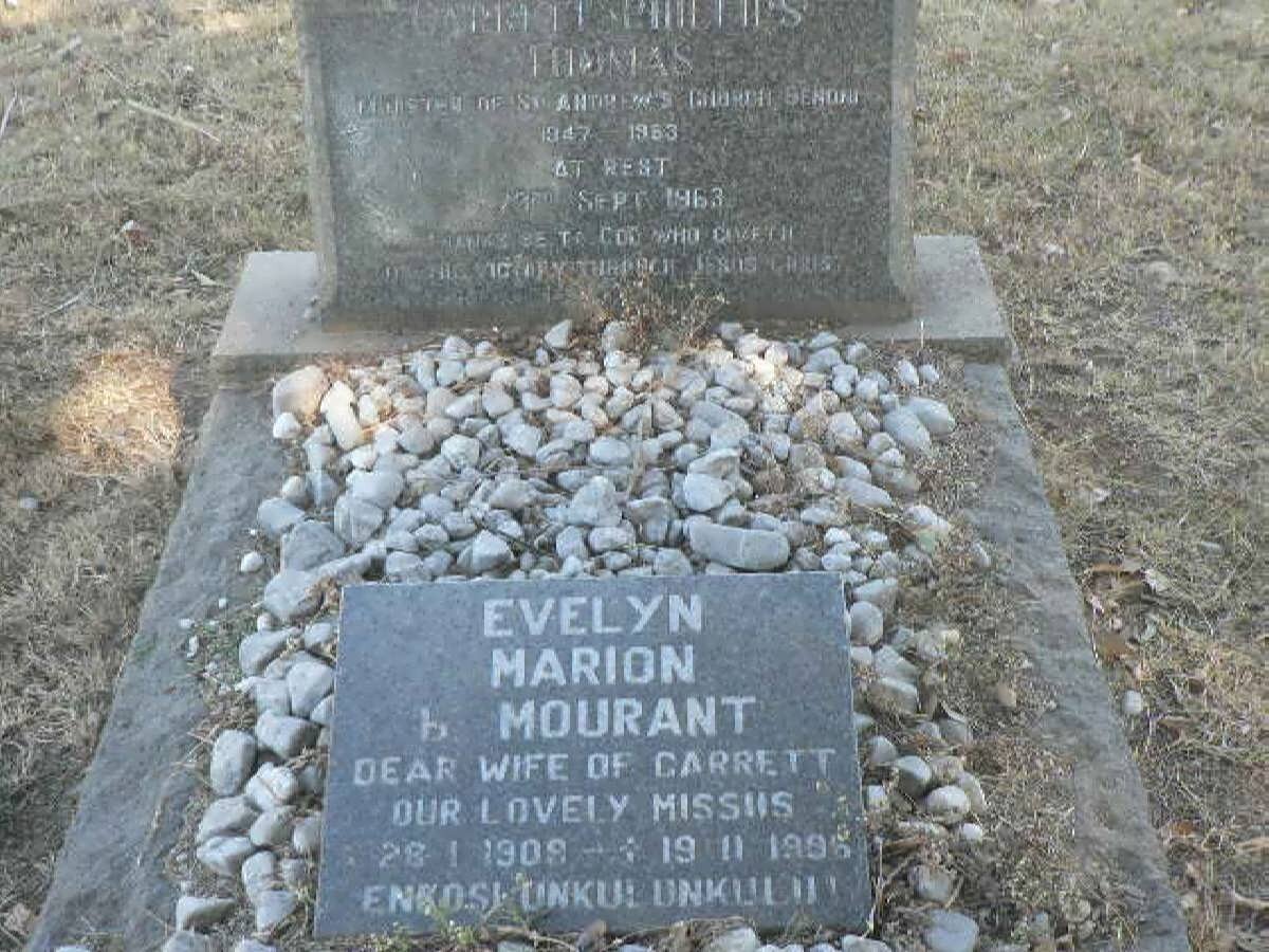 THOMAS Garrett Phillips -1963 &amp; Evelyn Marion MOURANT 1909-1996   