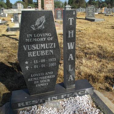 THWALA Vusumuzi Reuben 1973-2007