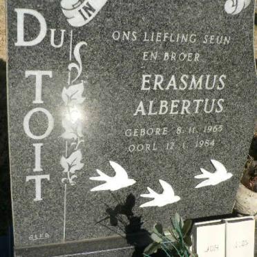 TOIT Erasmus Albertus, du 1965-1984