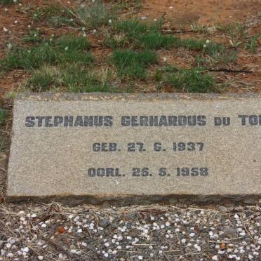 TOIT Stephanus Gerhardus, du 1937-1958