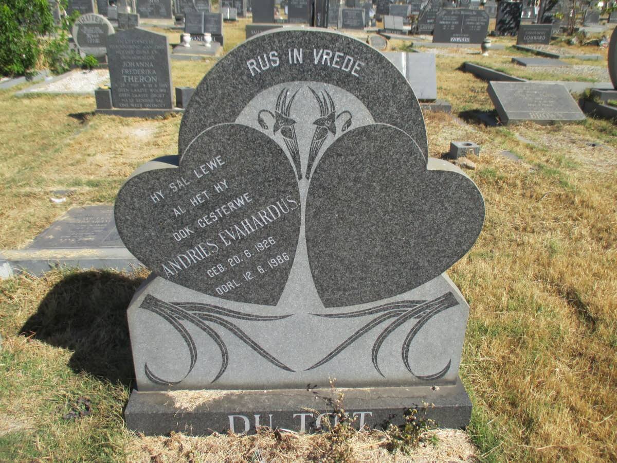 TOIT Andries Evahardus, du 1926-1986