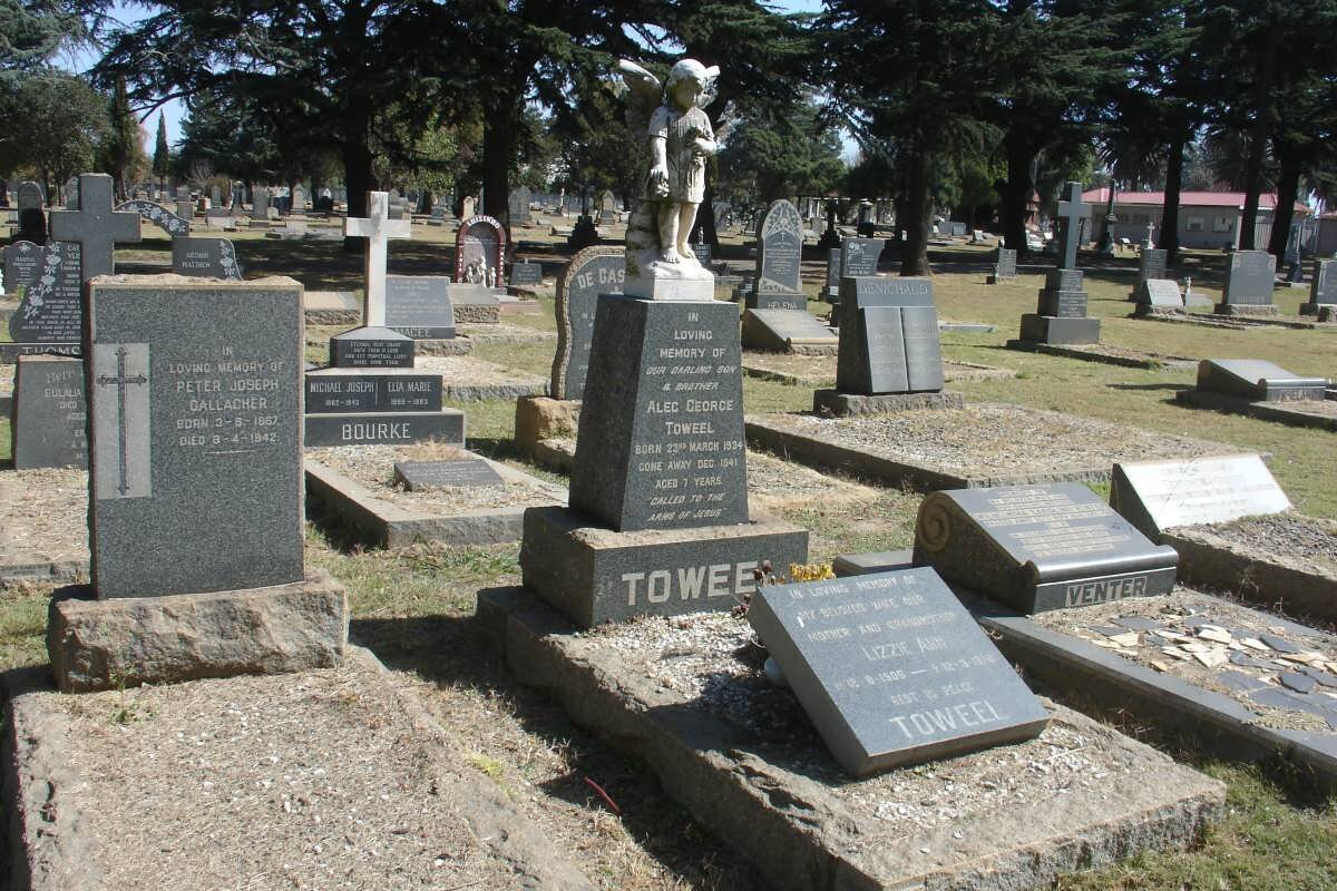 TOWEEL Lizzie Ann 1906-1978 :: TOWEEL Alec George 1934-1941