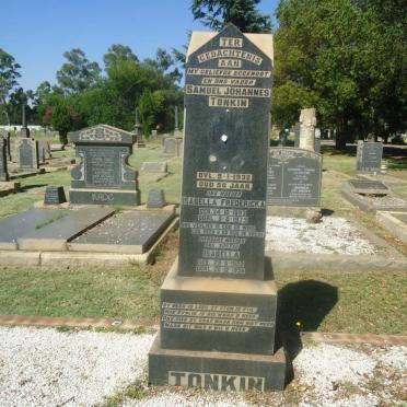 TONKIN Samuel Johannes -1932 &amp; Isabella Fredericka 1893-1970