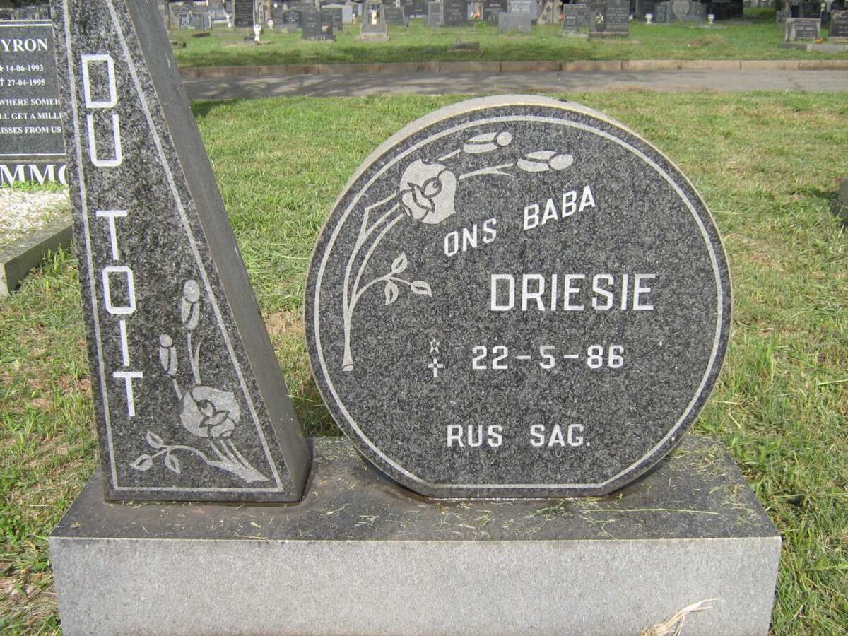 TOIT Driesie, du -1986