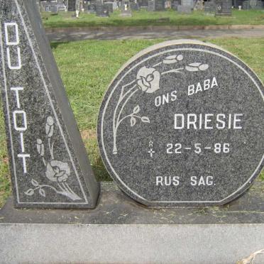 TOIT Driesie, du -1986