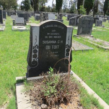 TOIT Susanna C.H., du 1914-1965