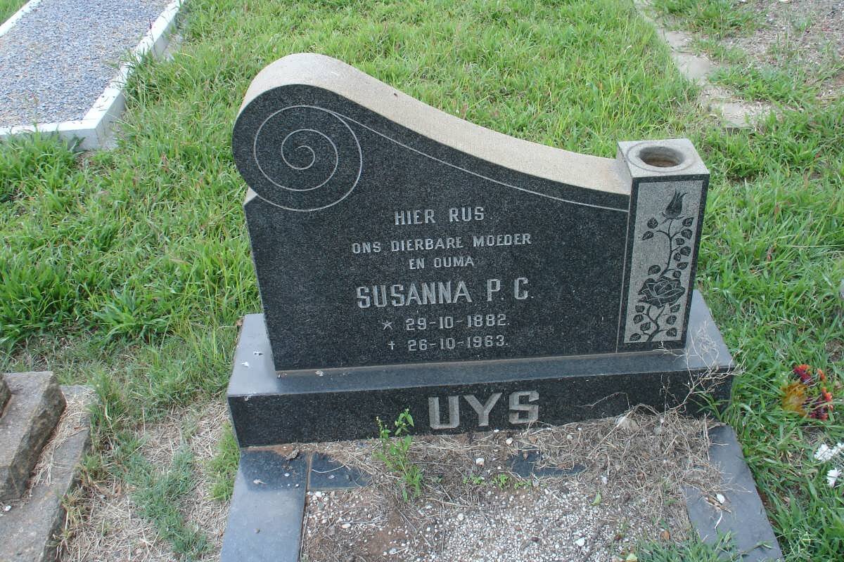 UYS Susanna P.C. 1882-1963