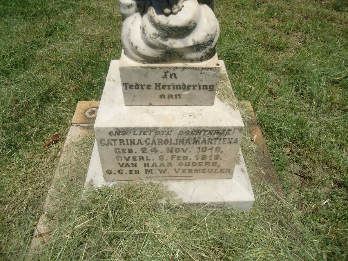 VERMEULEN Catrina Carolina Martiena 1918-1919