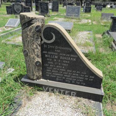 VENTER Willem Adriaan 1943-1963