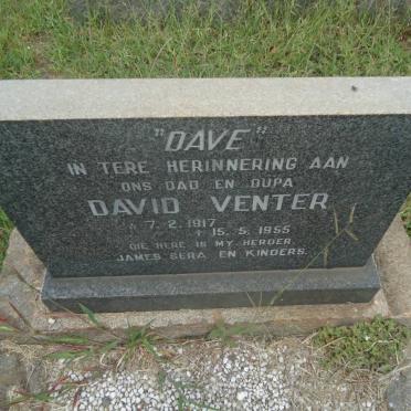 VENTER David 1917-1955
