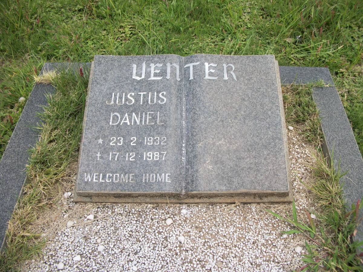 VENTER Justus Daniel 1932-1987