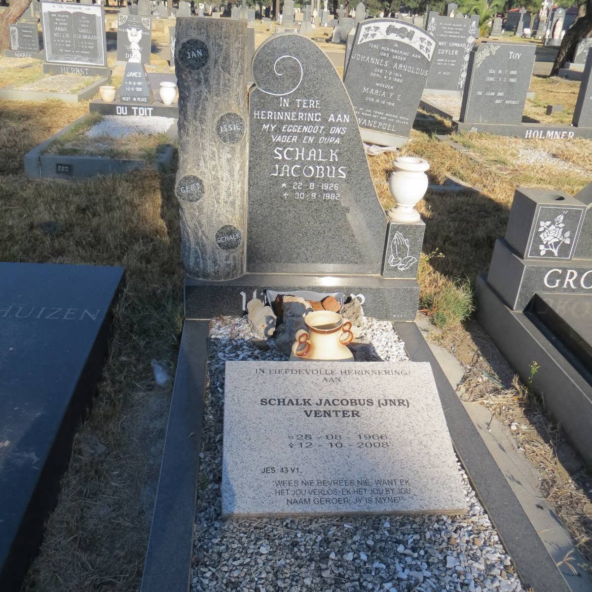 VENTER Schalk Jacobus 1926-1982 :: VENTER Schalk Jacobus 1966-2008