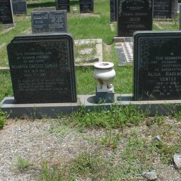 VENTER Maarten Coetzee 1897-1982 &amp; Alida Barendina V.D.WALT 1897-1979