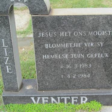 VENTER Lize 1983-1984