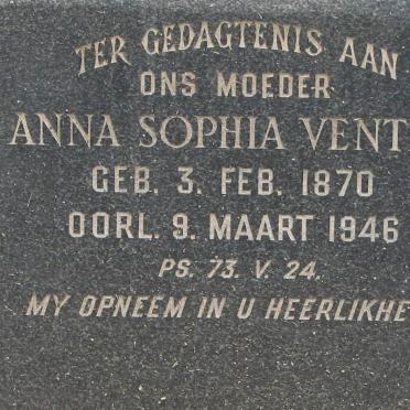VENTER Anna Sophia 1870-1946