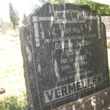 VERMEULEN Debora Jacoba Retief 1929-1944