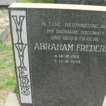VIVIERS Abraham Frederick 1910-1974