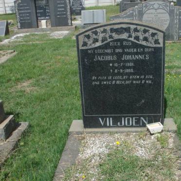VILJOEN Jacobus Johannes 1901-1966